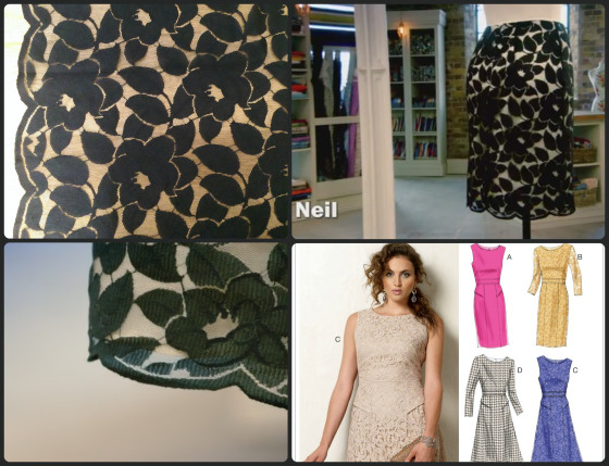 great british sewing bee neil lace skirt