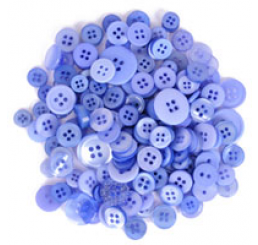 Trimits Assorted Buttons - Light Blue 40g