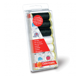 Gutermann Sew-all Thread Set - Black & White