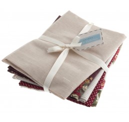 Cotton Linen Fat Quarters: Natural 
