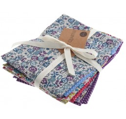 Fat Quarters - Mini Spot & Bright flowers