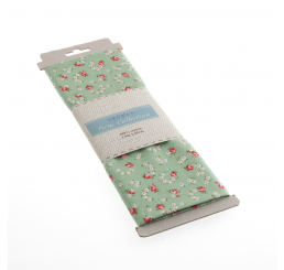 Mini Fabric Bolt: Green Ditsy