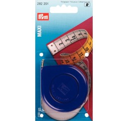 Prym Spring Tape Measure Maxi cm/cm yellow/white 150 cm