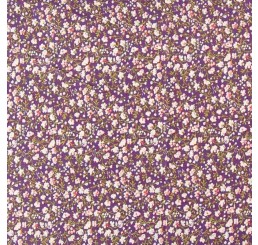Printed Cotton Poplin - Purple Floral