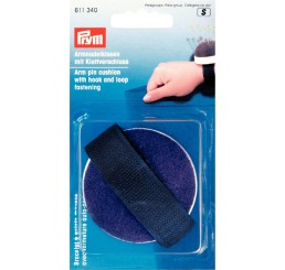 Arm Pin Cushion with hook and loop strap blue