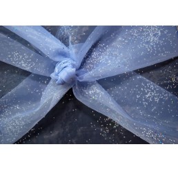 Beaded Foiled Organdy