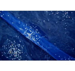 Beaded Foiled Organdy