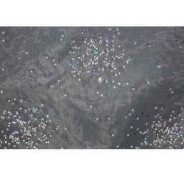 Beaded Foiled Organdy