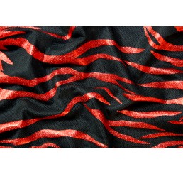Printed Foil Flame Mesh