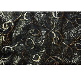 Foiled Paisley Mesh