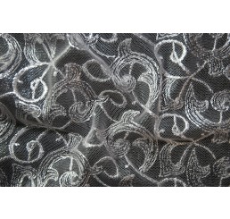 Foiled Paisley Mesh
