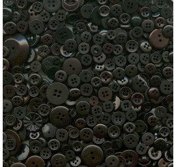 Black Button Assortment - 225g