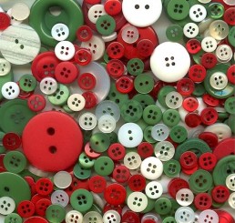 Christmas Button Assortment - 225g