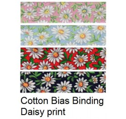 Cotton Bias Binding 20mm - Daisy