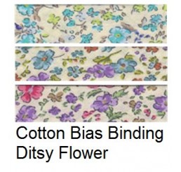 Cotton Bias Binding - 20mm - Ditsy Floral