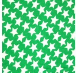 Premium Polar Fleece Fleece - Wonky Star Green 
