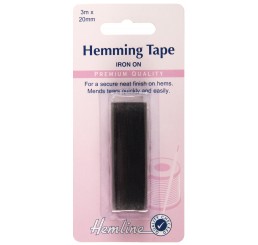 Traditional Hemming Tape 20mm - Black