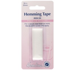 Traditional Hemming Tape 20mm - White