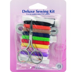 Sewing Kit with clear PVC pouch