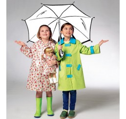 Kwik Sew Children's Raincoat K9341 (XXS-L)