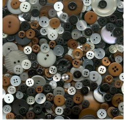 Neutral Button Assortment - 225g