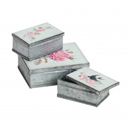 Metal Storage Tins - Country escape