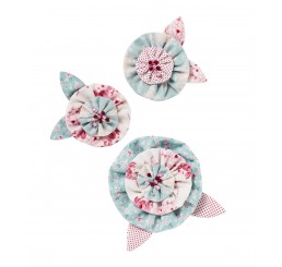 Tilda material kit - Summer Flower Brooches