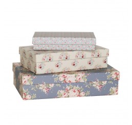 Tilda Autumn Tree Storage Boxes: Pack of 3