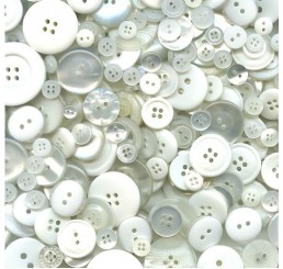 White Button Assortment - 225g