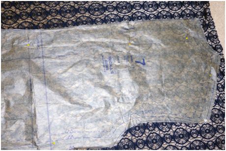 Maria's Blue Lace Jumpsuit, The Great British Sewing Bee
